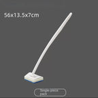 Detachable long-handle sponge cleaning scrub brush