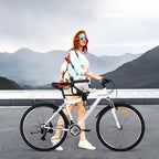 Heavy Duty Front Bicycle Child Seat - Supports 35kg - Adjustable Kids Bike Seat with 3-Point Safety Belt & Non-Slip Pedals