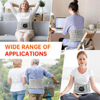 Electric Heating & Massage Waist Belt, Inflatable Airbag Lumbar Support for Back Pain and Posture Correction