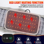 Electric Heating & Massage Waist Belt, Inflatable Airbag Lumbar Support for Back Pain and Posture Correction