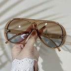 Retro Oval Sunglasses for Women Men Luxury Fashion Brand Female Sun Glasses Punk Unisex Stylish Shades UV400 Sunglasses for Men