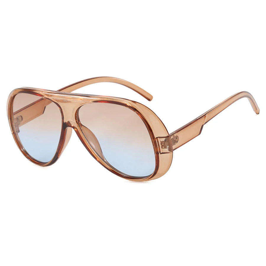 Retro Oval Sunglasses for Women Men Luxury Fashion Brand Female Sun Glasses Punk Unisex Stylish Shades UV400 Sunglasses for Men