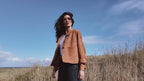 Women's Faux Suede Short Jacket Lightweight Casual Winter Autumn Outerwear Clothing