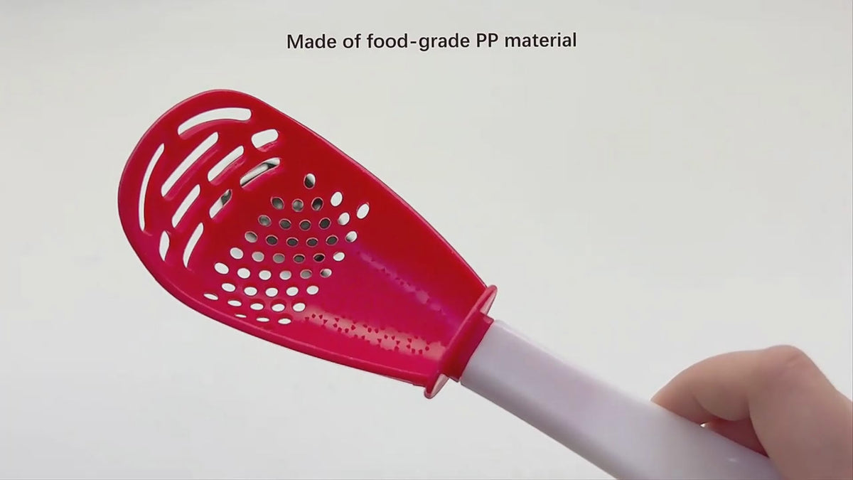 Multifunctional Slotted Spoon Grinding Cooking Spoon Mashed Auxiliary Food Ginger Garlic Spoon Press Potatoe Stir-frying Spatula Kitchen Gadget