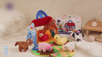 Soft Plush Fabric Farm Barn Toy - Early Learning Interactive Educational Doll for Toddlers and Babies