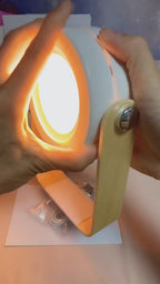 Foldable Touch Dimmable Reading LED Night Light Portable Lantern Lamp USB Rechargeable For Home Decor