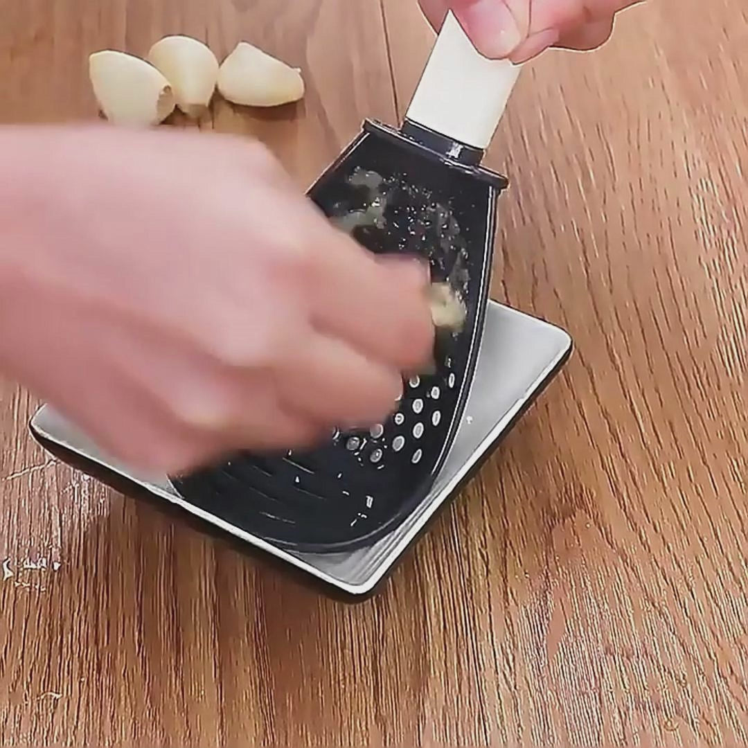 Multifunctional Slotted Spoon Grinding Cooking Spoon Mashed Auxiliary Food Ginger Garlic Spoon Press Potatoe Stir-frying Spatula Kitchen Gadget