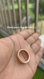 Star Moon Stainless Steel Ring