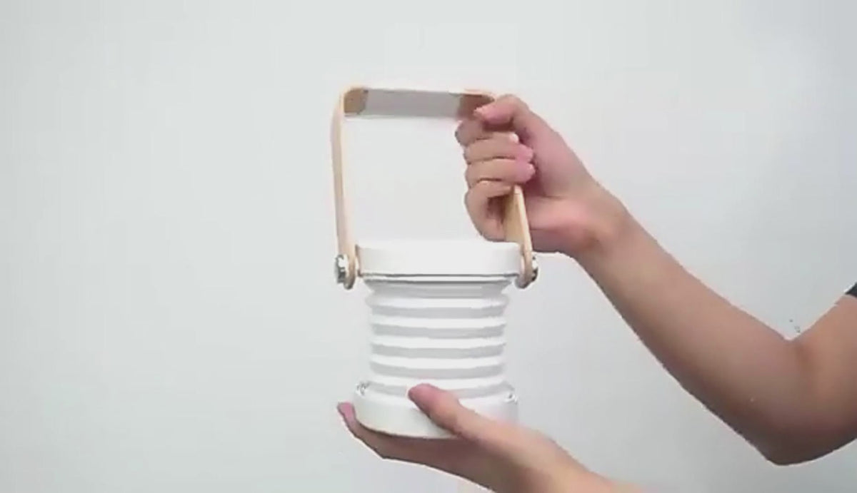 Foldable Touch Dimmable Reading LED Night Light Portable Lantern Lamp USB Rechargeable For Home Decor
