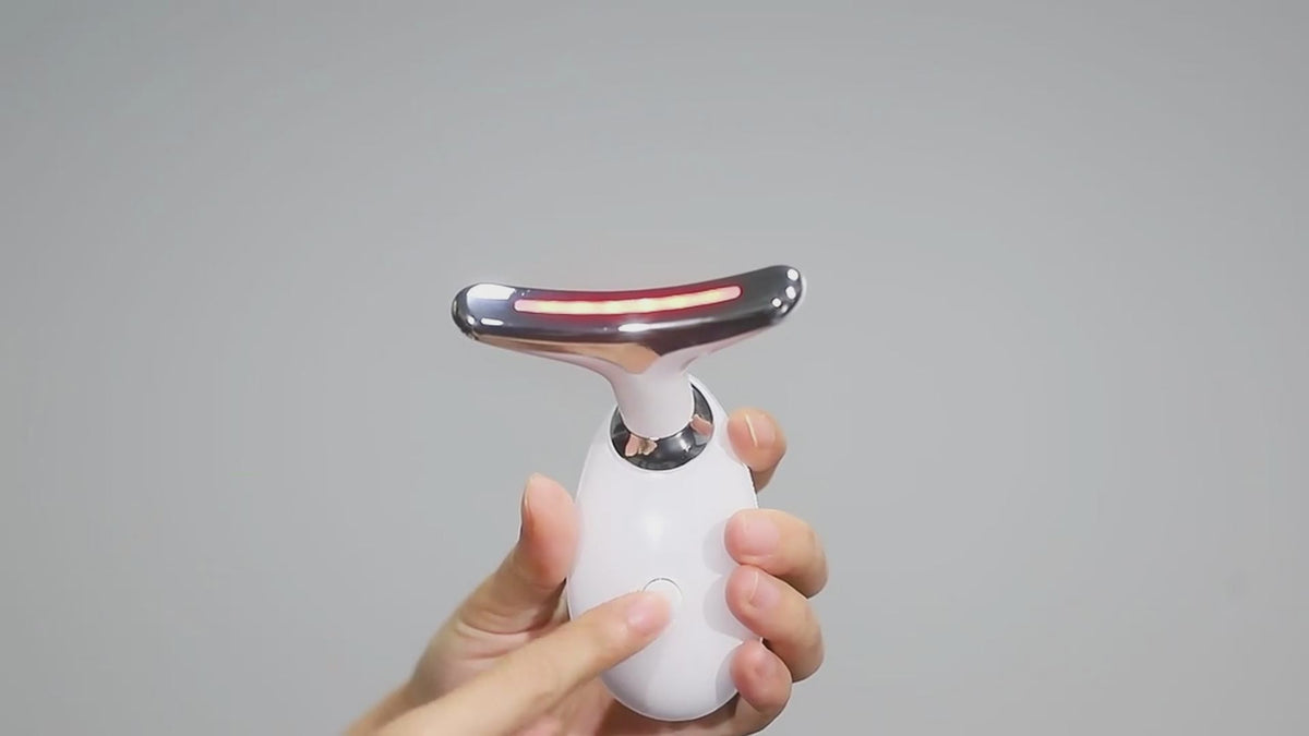 EMS Thermal Neck Lifting And Tighten Massager Electric Microcurrent Wrinkle Remover
