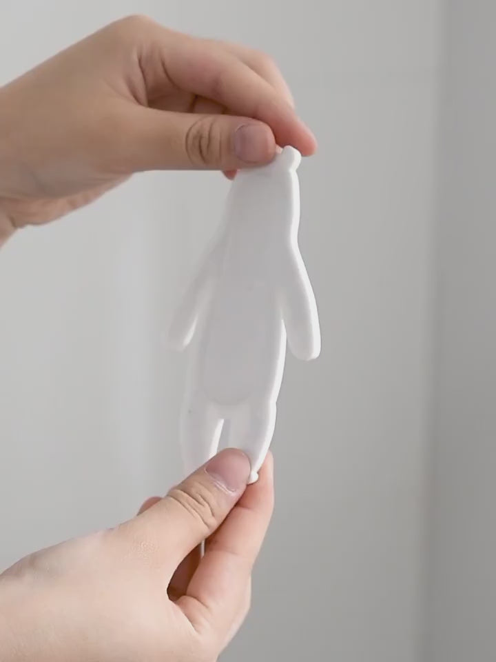 Animal Hook Bendable Reusable Strong Self Adhesive Door Wall Hangers Hooks