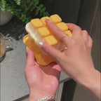 Creative Cookie-shaped Ice Cube Tray Mold Plastic Ice Mold With Lid Reusable Ice Cube Tray Drink Whisky Ice Coolers Ice Cube Maker Kitchen Bar Tools Gadgets