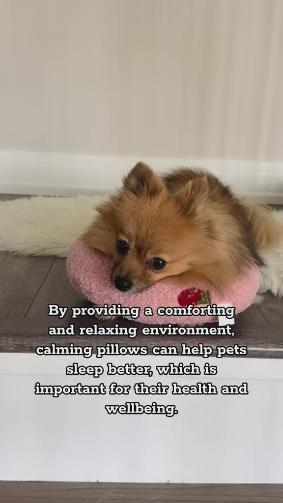 Dog Cat Sleeping Moon Pillow Small Dog Plush Pillow